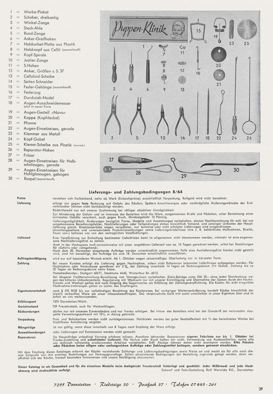 Wernicke Hauptkatalog 1964-1965