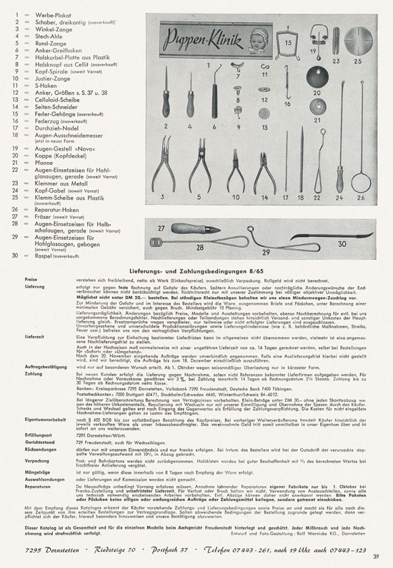 Wernicke Hauptkatalog 1965-1966