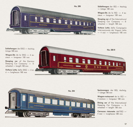 Wesa Schweizer Elektrische Modelleisenbahn Spur 13 mm Katalog 1960