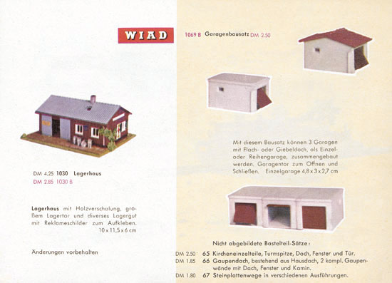 Wiad Katalog Neuheiten 1959