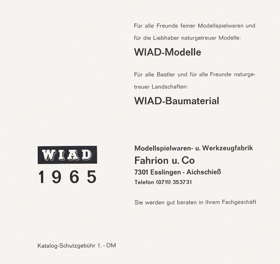 Wiad Katalog 1965