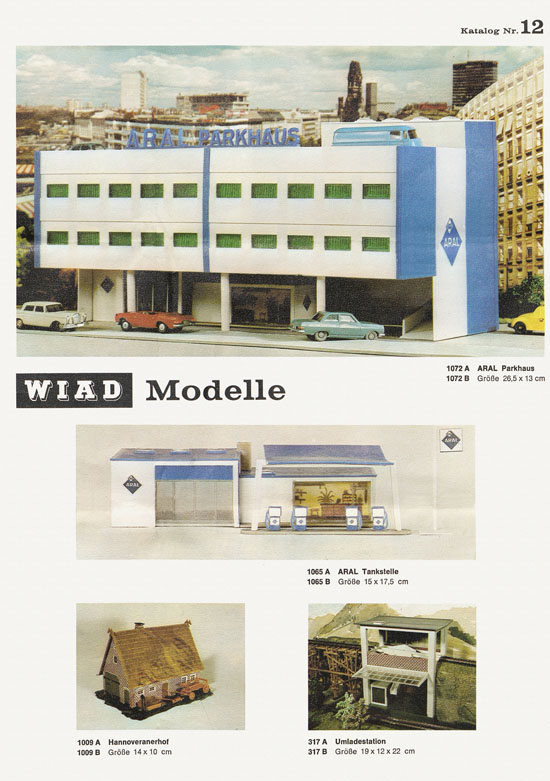 WIAD Modelle Katalog Nr. 12 1969