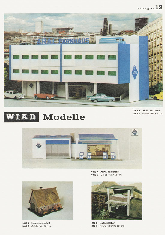 WIAD Modelle Katalog Nr. 12 1969