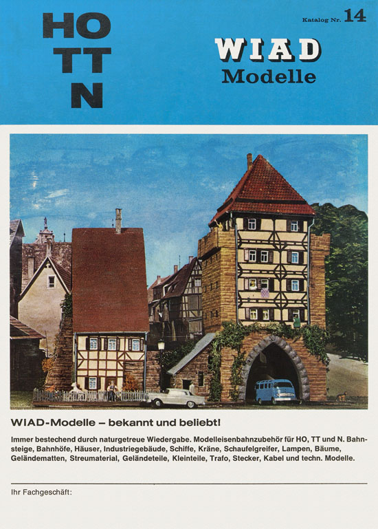 WIAD Modelle Katalog Nr. 14 1971