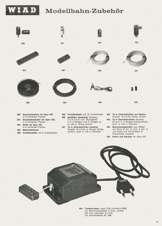 WIAD Modelle Katalog Nr. 14 1971