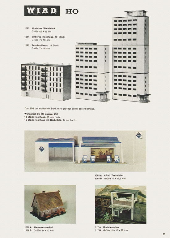 WIAD Modelle Katalog Nr. 14 1971