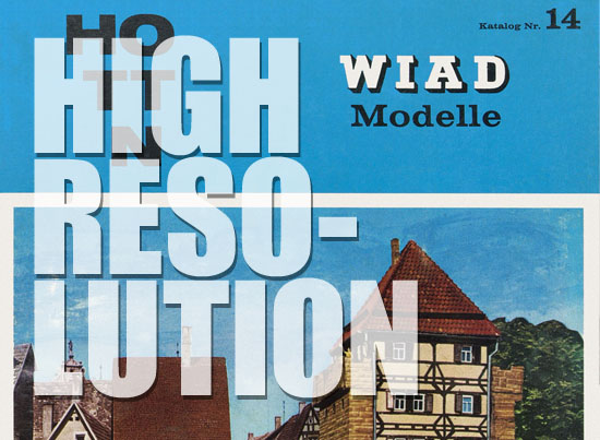 WIAD Modelle Katalog Nr. 14 1971