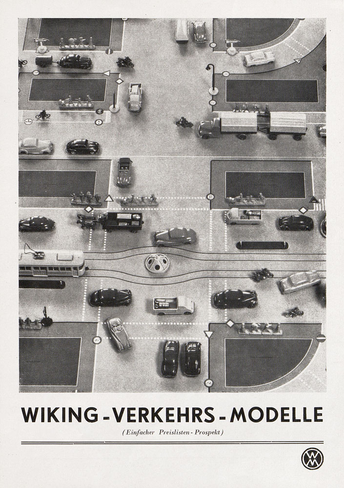 Wiking Katalog 1956, Wiking Modellbau Kataloge, Preisliste 1956, Bildpreisliste 1956, Verkehrsmodelle 1956