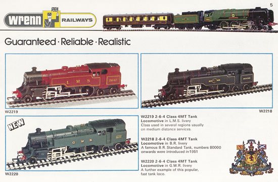 Wrenn Railways catalogue 1973