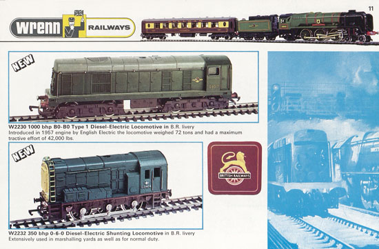 Wrenn Railways catalogue 1973