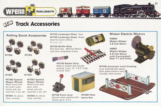 Wrenn Railways catalogue 1973