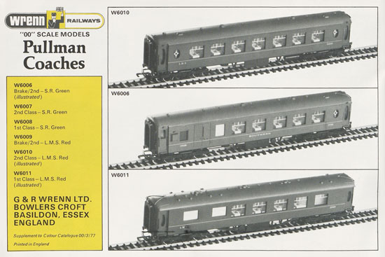 Wrenn Railways catalogue 1978