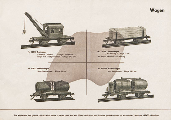 Zeuke-Bahnen Katalog 1957