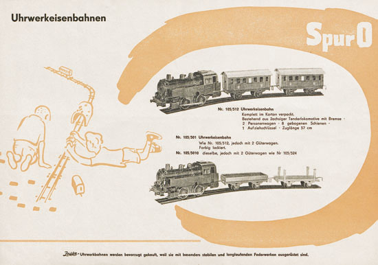 Zeuke-Bahnen Katalog 1957