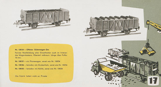 Zeuke-Bahnen Katalog 1961/1962