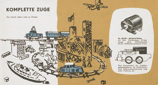 Zeuke-Bahnen Katalog 1961/1962