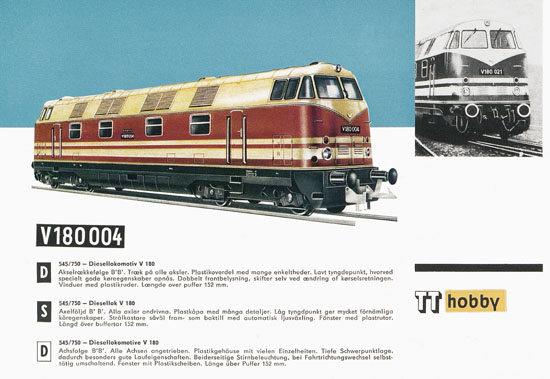 Zeuke TT-Bahnen Katalog 1967/1968