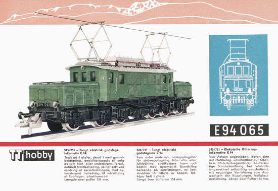 Zeuke TT-Bahnen Katalog 1967/1968