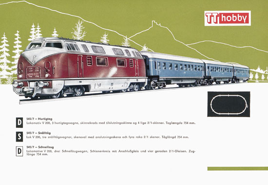 Zeuke TT-Bahnen Katalog 1967/1968