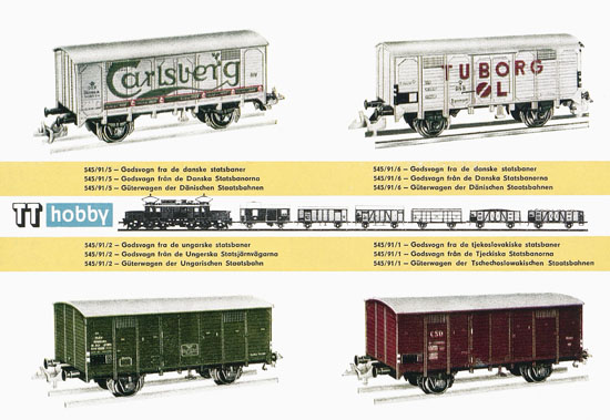 Zeuke TT-Bahnen Katalog 1967/1968