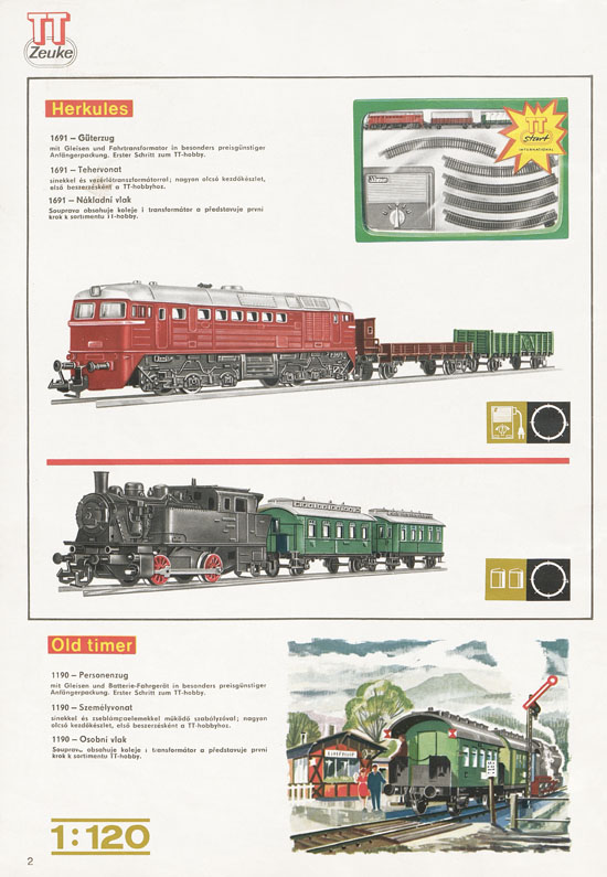 TT-Zeuke Katalog 1972/1973