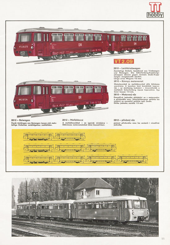 TT-Zeuke Katalog 1972/1973