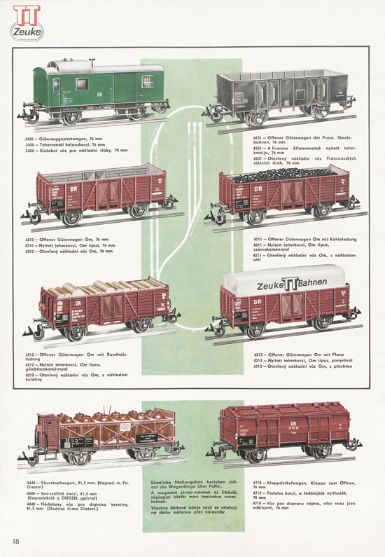 TT-Zeuke Katalog 1972/1973