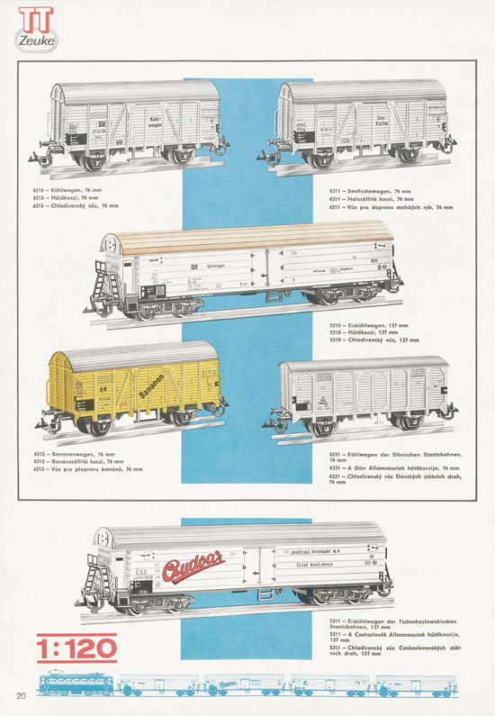 TT-Zeuke Katalog 1972/1973