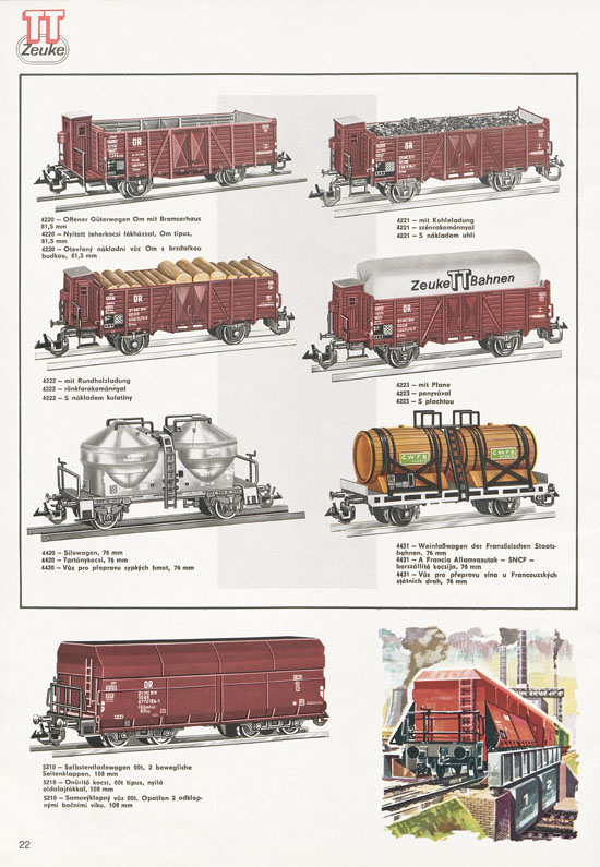 TT-Zeuke Katalog 1972/1973