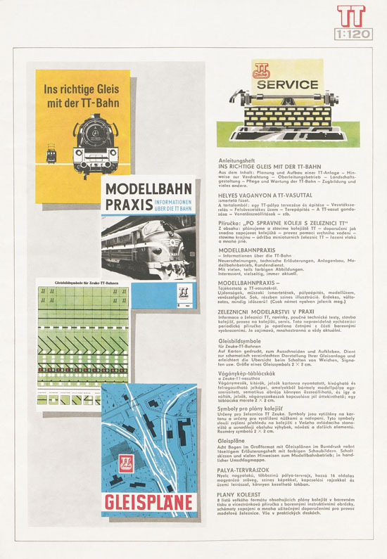 TT-Zeuke Katalog 1972/1973