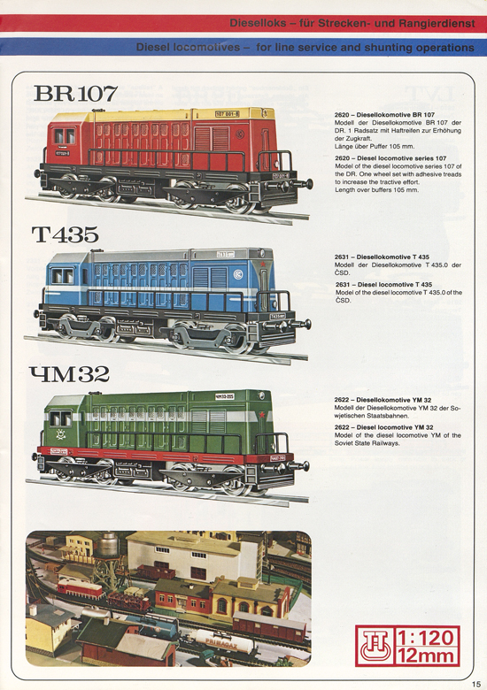 Berliner TT-Bahnen Katalog 1979