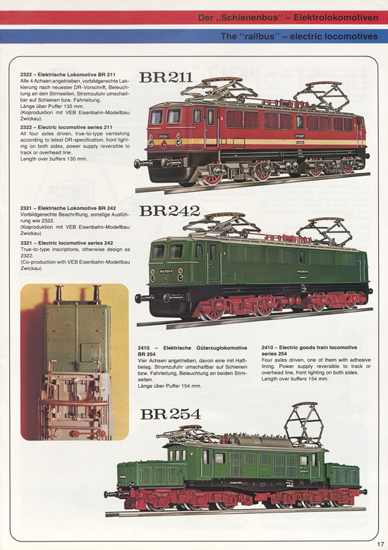 Berliner TT-Bahnen Katalog 1979