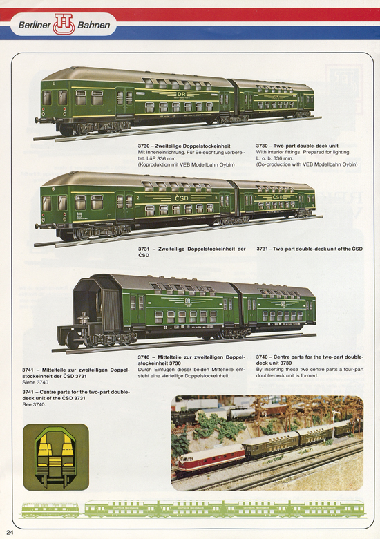 Berliner TT-Bahnen Katalog 1979