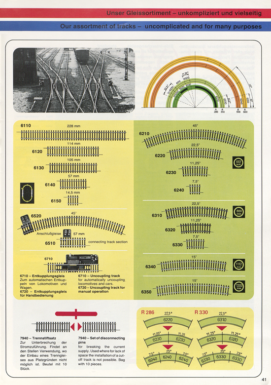 Berliner TT-Bahnen Katalog 1979