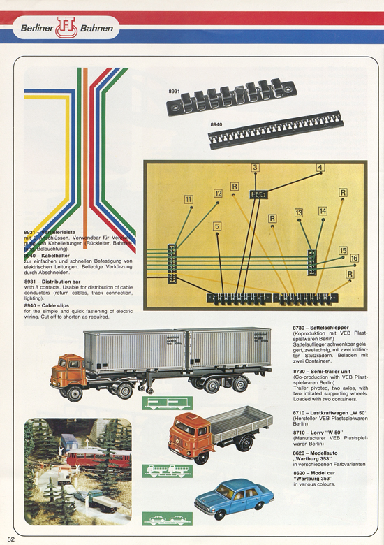 Berliner TT-Bahnen Katalog 1979