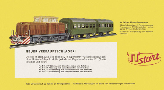 Zeuke TT Katalog 1966-1967