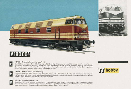 Zeuke TT-Bahnen Katalog 1967