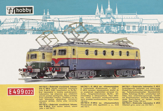 Zeuke TT-Bahnen Katalog 1967