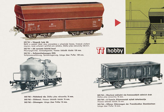 Zeuke TT-Bahnen Katalog 1967