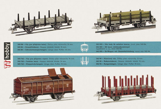 Zeuke TT-Bahnen Katalog 1967