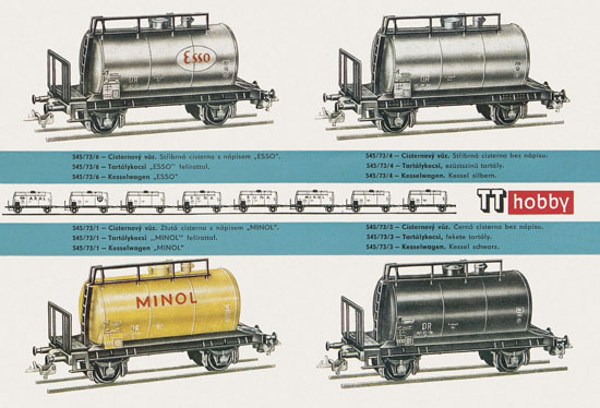 Zeuke TT-Bahnen Katalog 1967