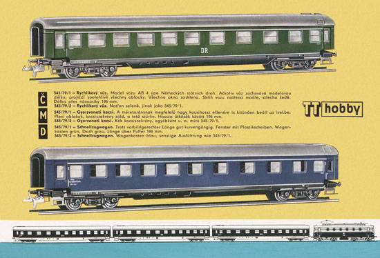 Zeuke TT-Bahnen Katalog 1967