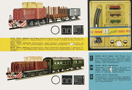 Zeuke TT-Bahnen Katalog 1967