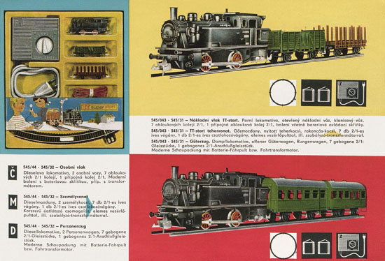 Zeuke TT-Bahnen Katalog 1967