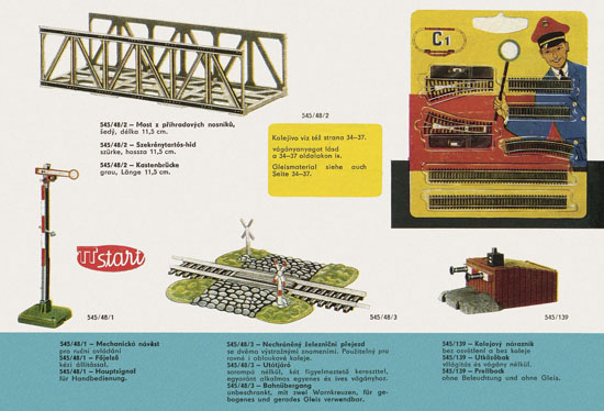 Zeuke TT-Bahnen Katalog 1967