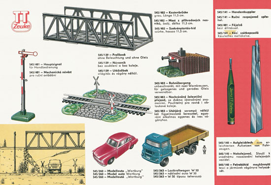 TT-Zeuke Katalog 1969-1970