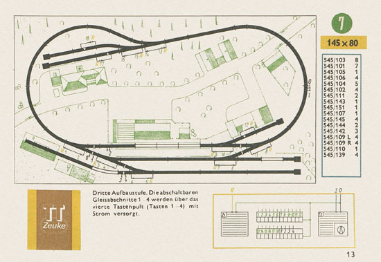 Zeuke Der Anfang mit der TT-Bahn 1969