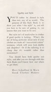 Hart Schaffner Marx - Makers of Finest Clothes for Men 1905