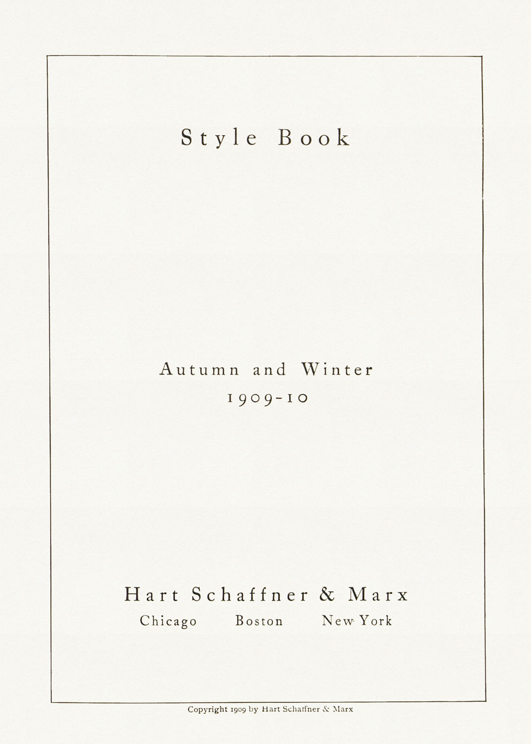 conradantiquario Hart Schaffner Marx Makers of fine Clothes catalog