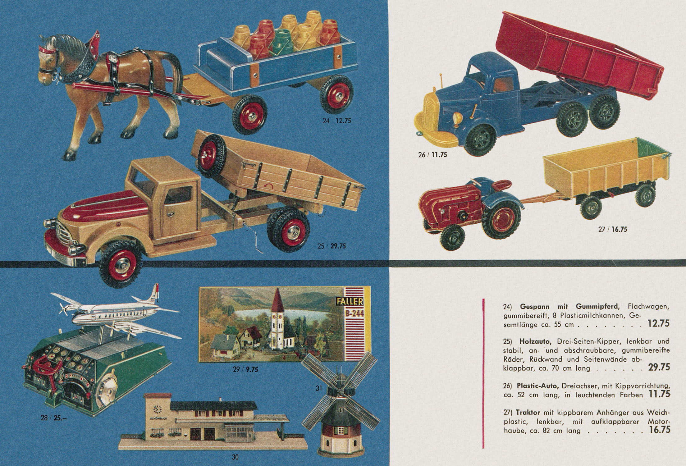 spielzeug 1960 conrad-antiquario Karstadt Katalog Spielwaren 1960